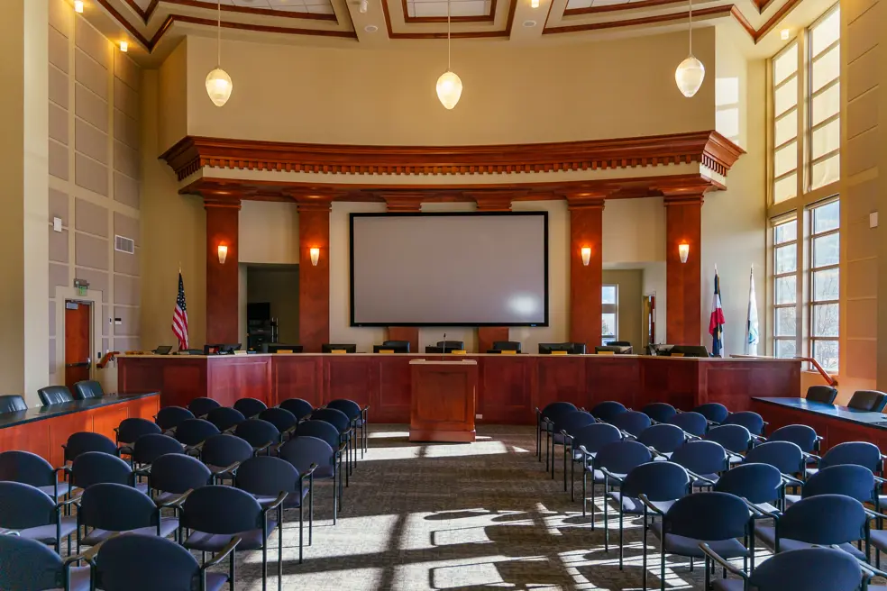 council chambers