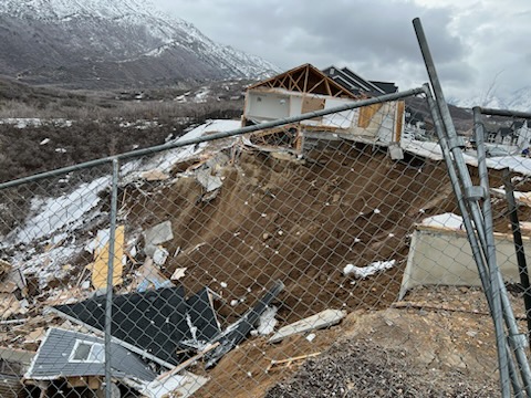 Image of Springtime Road Landslide and Homes Collapse 1-Year Anniversary
